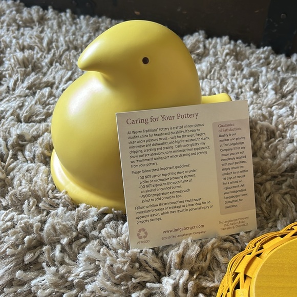 Longaberger. Peeps. Yellow. - Picture 12 of 16